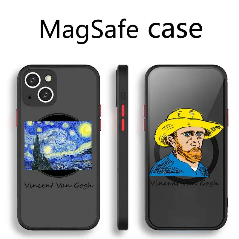 Aesthetic Vincent Van Gogh Starry Night flower Phone Case Transparent Magsafe Magnetic Magnet For iPhone 13 12 11 Pro Max Mini
Aesthetic Vincent Van Gogh Starry Night flower Phone Case Transparent Magsafe Magnetic Magnet For iPhone 13 12 11 Pro Max Mini