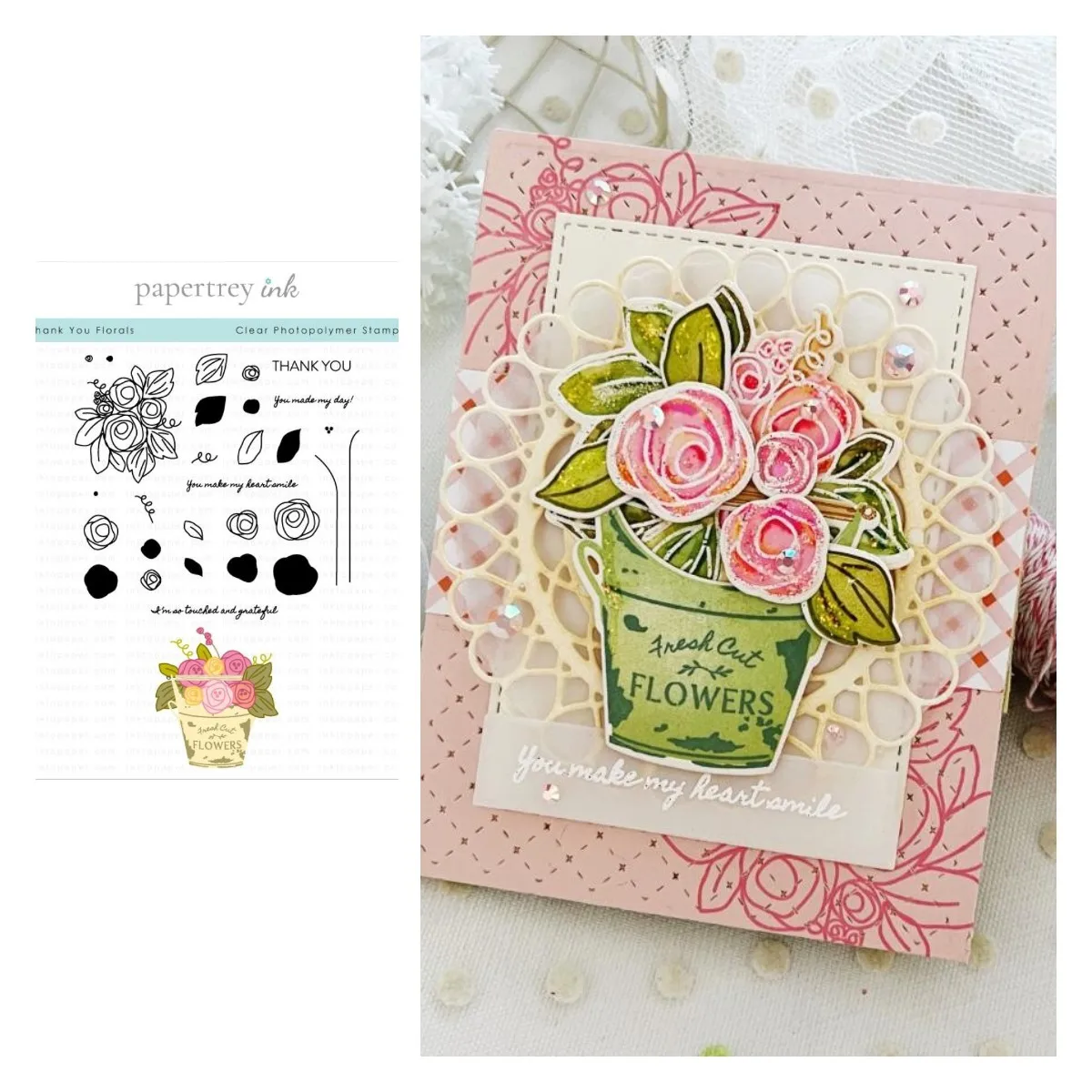 Thank You Florals Metal Cutting Dies Silicone Stamps Scrapbooking New Make Photo Album Card Diy Paper Embossing Craft Supplies
Thank You Florals Metal Cutting Dies Silicone Stamps Scrapbooking New Make Photo Album Card Diy Paper Embossing Craft Supplies