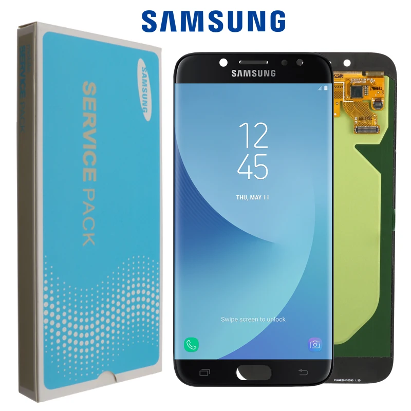 100% Original 5.5" SUPER AMOLED Display For SAMSUNG Galaxy J7 Pro 2017 J730 J730F LCD Digitizer Assembly Replacement Parts
100% Original 5.5" SUPER AMOLED Display For SAMSUNG Galaxy J7 Pro 2017 J730 J730F LCD Digitizer Assembly Replacement Parts
