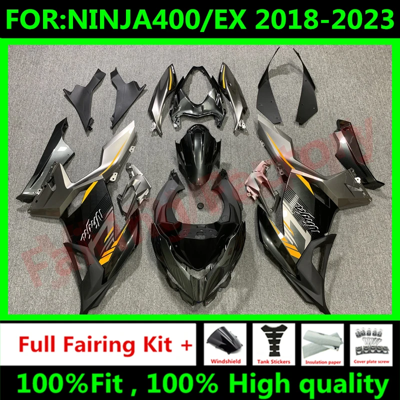 Новый комплект обтекателей для мотоцикла ABS подходит для Ninja400 EX400 EX Ninja 400 2018 2019 2020 2021 2022 2023 полный комплект обтекателей черный серый
Новый комплект обтекателей для мотоцикла ABS подходит для Ninja400 EX400 EX Ninja 400 2018 2019 2020 2021 2022 2023 полный комплект обтекателей черный серый