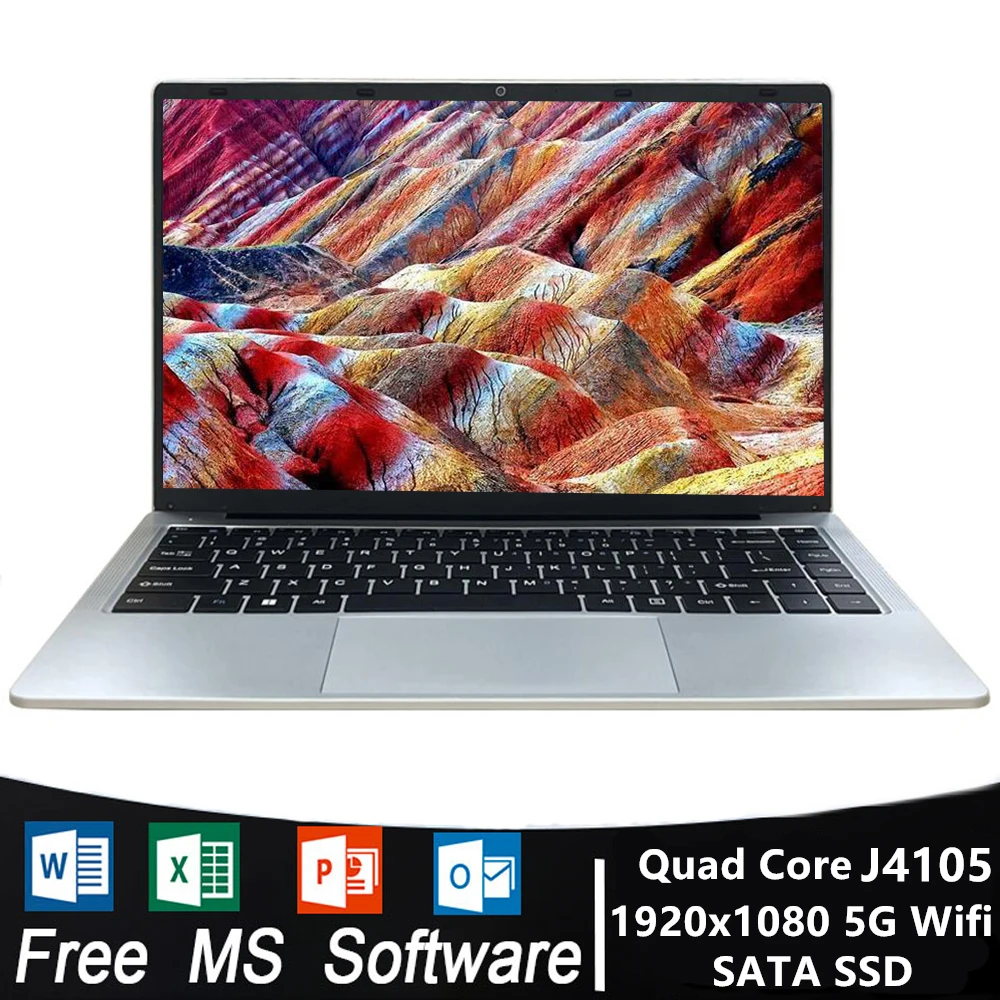 J4105 14 Inch 6GB DDR4 RAM 128G 256G 512GB SSD Windows 10 Student laptop Intel Computer Multi-national keyboard Win10 Pro
J4105 14 Inch 6GB DDR4 RAM 128G 256G 512GB SSD Windows 10 Student laptop Intel Computer Multi-national keyboard Win10 Pro