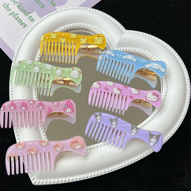 Kawaii Anime Cinnamoroll Pompompurin Kt Cat Hair Cilp My Melody Pachacoo Kuromi Cartoon Comb Hairpin Headwear Hair Accessory Toy
Kawaii Anime Cinnamoroll Pompompurin Kt Cat Hair Cilp My Melody Pachacoo Kuromi Cartoon Comb Hairpin Headwear Hair Accessory Toy