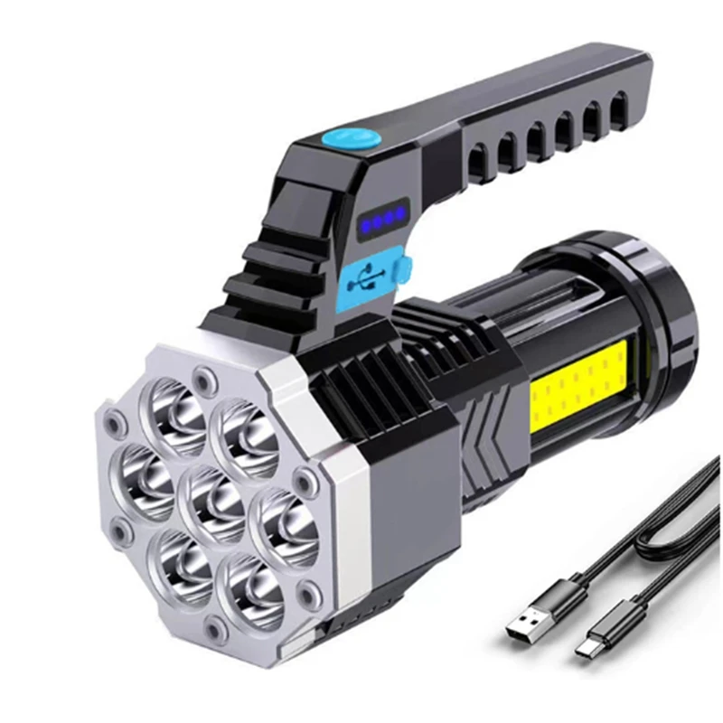 COB LED Flashlight Side Light Torch Lamp Outdoor Lighting USB Rechargeable Camping Searchlight For Camping Flashlight
COB LED Flashlight Side Light Torch Lamp Outdoor Lighting USB Rechargeable Camping Searchlight For Camping Flashlight