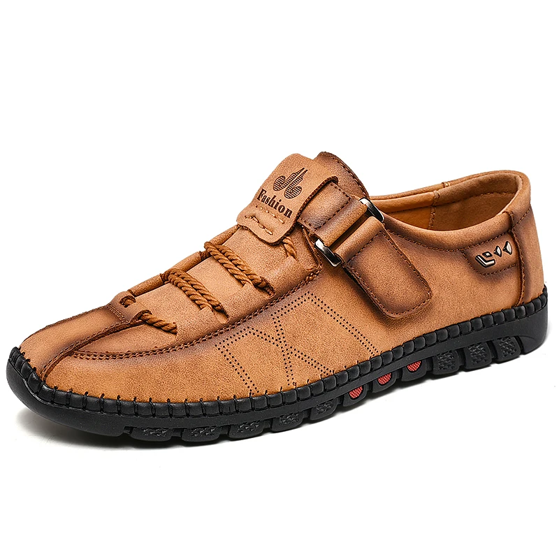 Benboy High-quality Men's casual leather shoes fashion sports shoes handmade men's loafers moccasins Slip On Boat Shoes 38-47
Benboy High-quality Men's casual leather shoes fashion sports shoes handmade men's loafers moccasins Slip On Boat Shoes 38-47