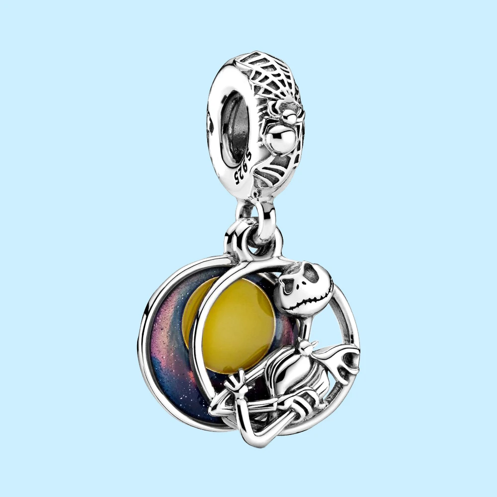 925 Silver Nightmare Before Christmas Double Dangle Charm Fit for Pandora Fashion Making Feast Bracelet Necklace Girls Gift
925 Silver Nightmare Before Christmas Double Dangle Charm Fit for Pandora Fashion Making Feast Bracelet Necklace Girls Gift