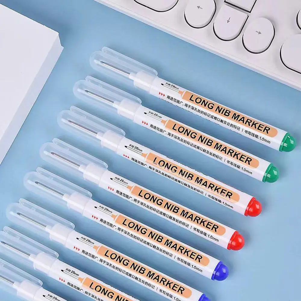 Depth Multifunction Bathroom Woodworking Decoration Deep Hole Marker Long Head Markers Hareware Processing Marker Pen
Depth Multifunction Bathroom Woodworking Decoration Deep Hole Marker Long Head Markers Hareware Processing Marker Pen