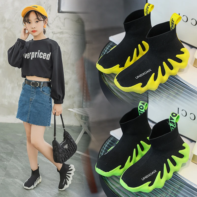 2022 Children Fashion Casual Shoes Mesh Breathable Flying Knitted Sneakers Lightweight and Comfortable Non-slip Socks Shoes
2022 Children Fashion Casual Shoes Mesh Breathable Flying Knitted Sneakers Lightweight and Comfortable Non-slip Socks Shoes