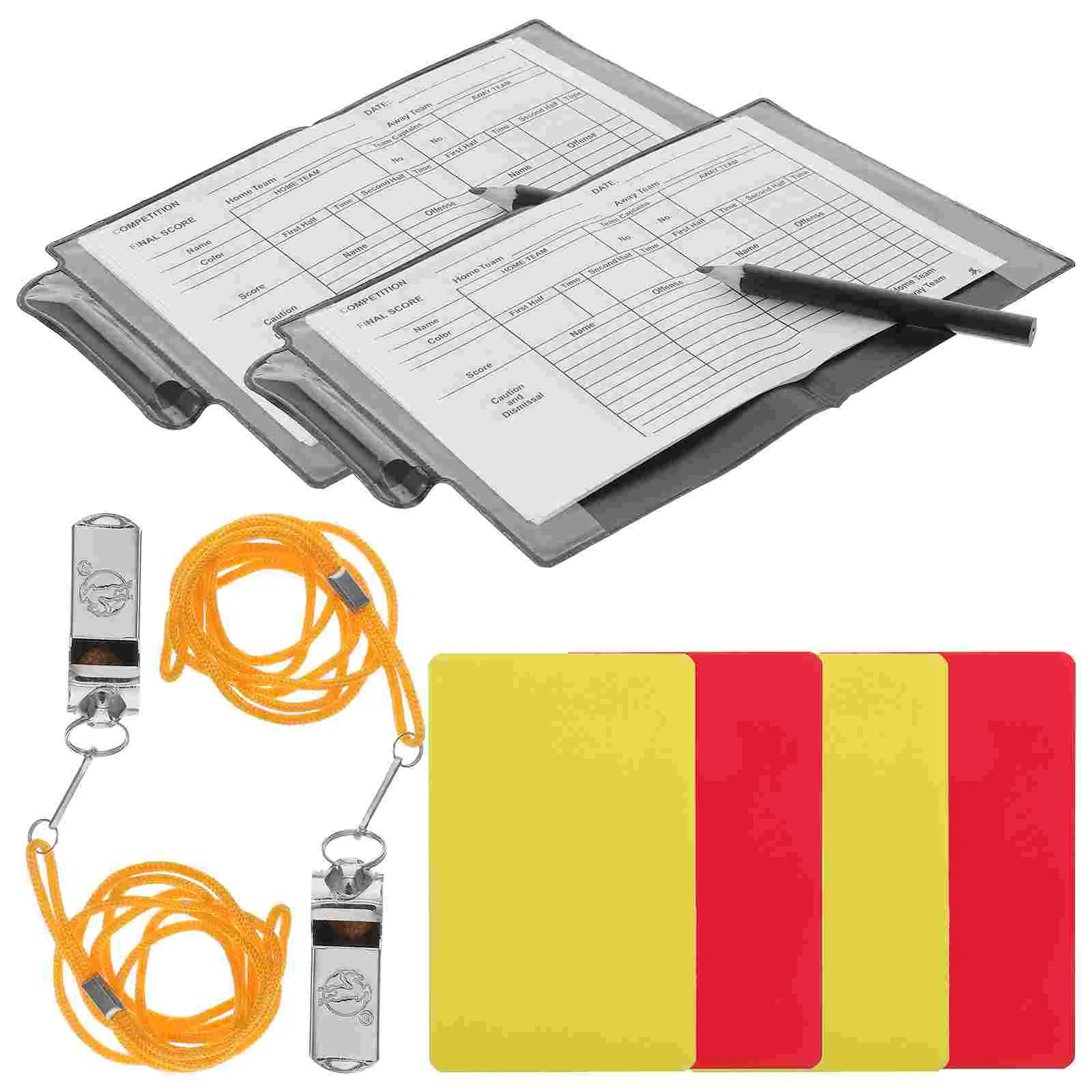 Referee Red Yellow Card Accessory Wallet Professional Kit Suits Multi-function Standard Cards Paper Tape Supply Soccer
Referee Red Yellow Card Accessory Wallet Professional Kit Suits Multi-function Standard Cards Paper Tape Supply Soccer