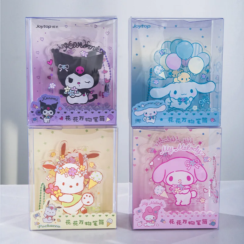 4 шт. кавайная моя мелодия Kuromi Cinnamoroll мультяшный акриловый держатель для ручек аниме Sanrio девушка сердце Милая настольная искусственная кожа
4 шт. кавайная моя мелодия Kuromi Cinnamoroll мультяшный акриловый держатель для ручек аниме Sanrio девушка сердце Милая настольная искусственная кожа