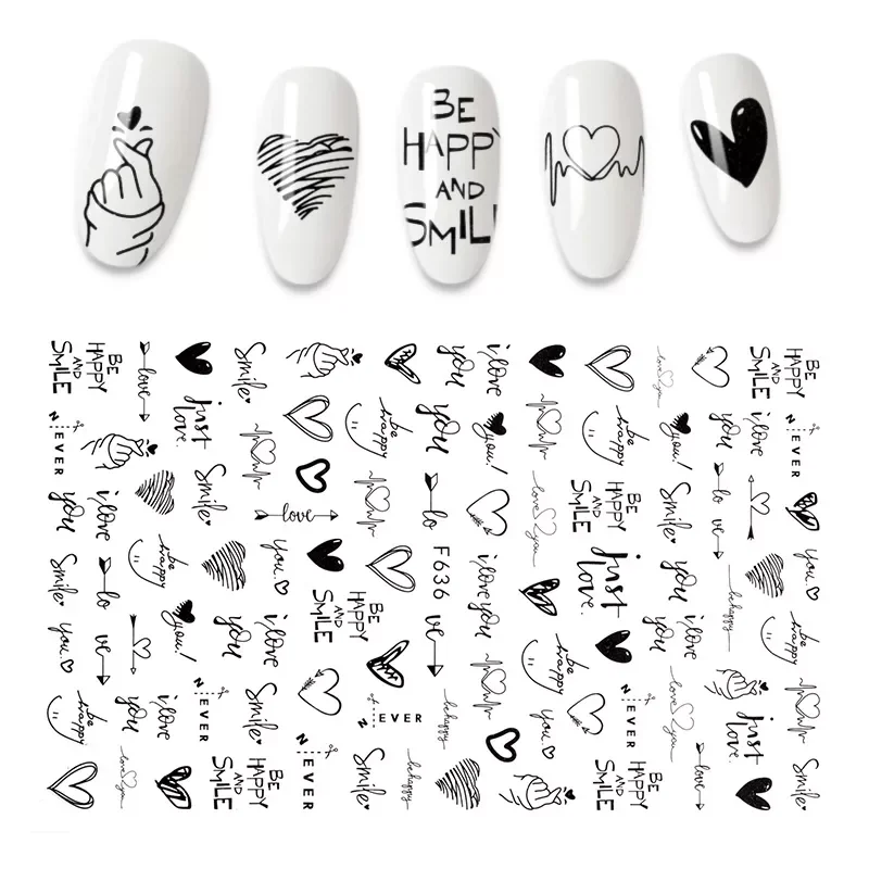 The New 3D Nail Sticker Cool English Letter stickers for nail Foil Love Heart Design Nails Accessories Fashion Manicure Sticker
The New 3D Nail Sticker Cool English Letter stickers for nail Foil Love Heart Design Nails Accessories Fashion Manicure Sticker