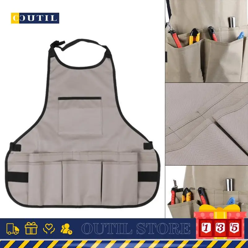 Work Apron Carpenter Electrician Bricklayer Dustproof Portable Tool Bag Gardener Coverall Canvas Buckle Pinafore Ceramic
Work Apron Carpenter Electrician Bricklayer Dustproof Portable Tool Bag Gardener Coverall Canvas Buckle Pinafore Ceramic