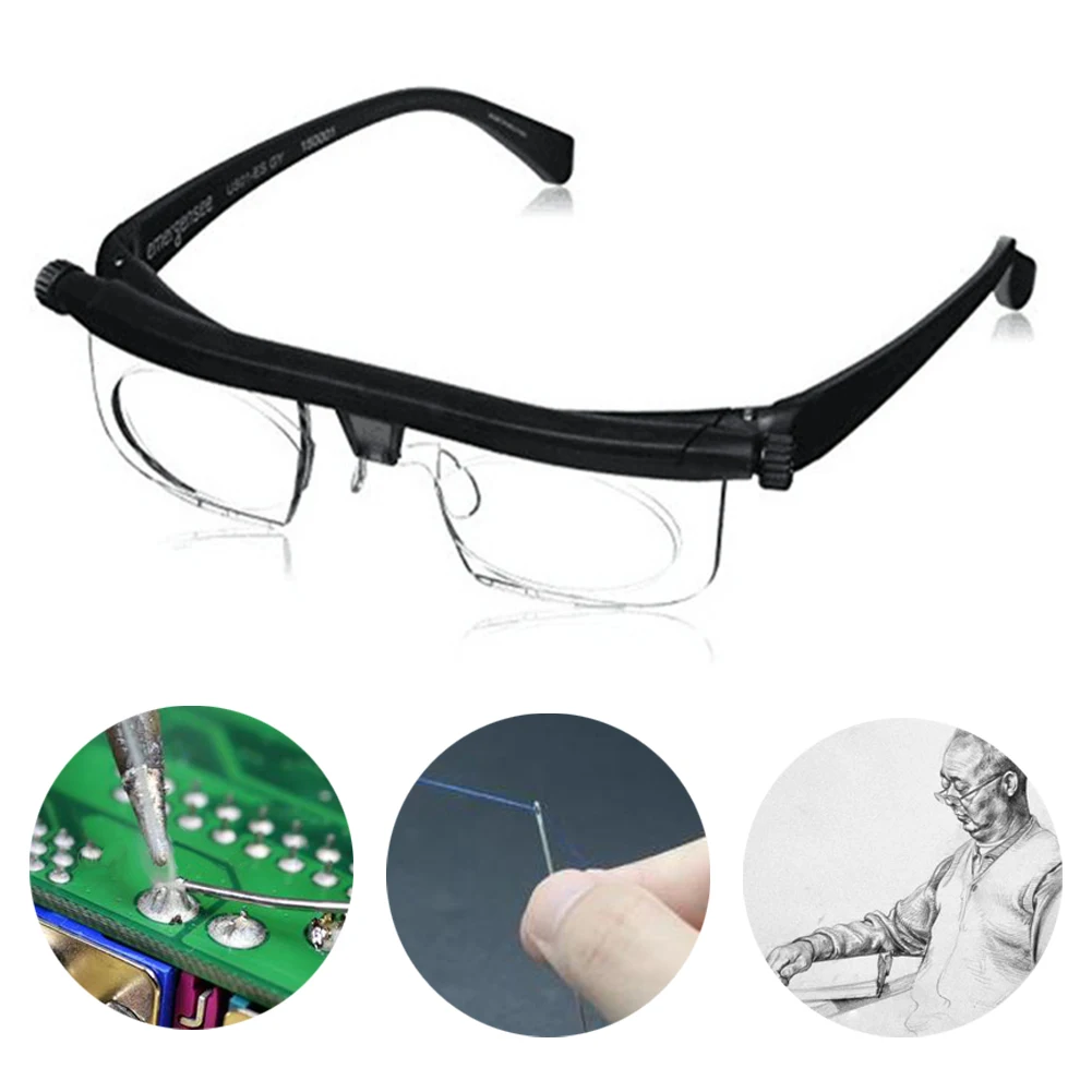 2023 Adjustable Strength Lens Eyewear Variable Focus Distance Vision Zoom Glasses Protective Magnifying Glasses with Storage Bag
2023 Adjustable Strength Lens Eyewear Variable Focus Distance Vision Zoom Glasses Protective Magnifying Glasses with Storage Bag