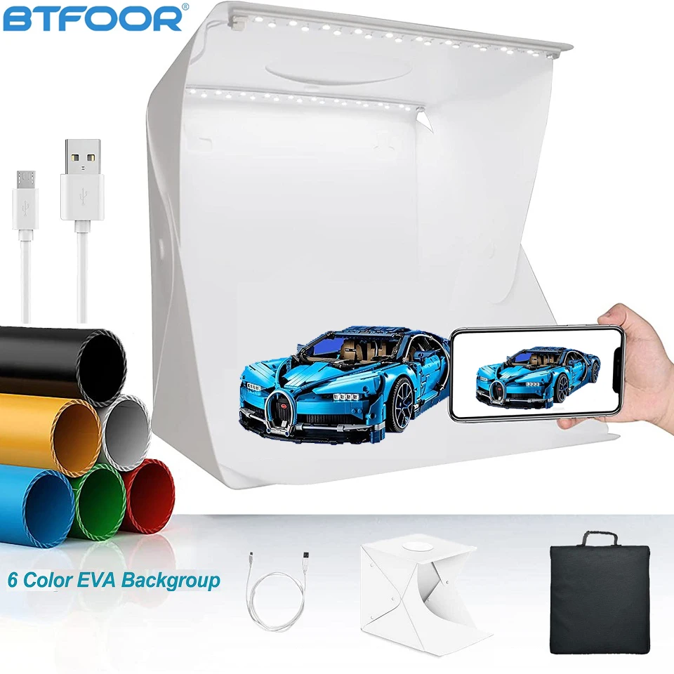 30cm Photo Studio Light Box Portable MINI Folding Photography Photo Studio Tent LED Softbox Background Kit USB Tabletop Shooting
30cm Photo Studio Light Box Portable MINI Folding Photography Photo Studio Tent LED Softbox Background Kit USB Tabletop Shooting