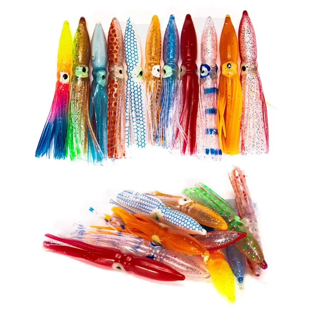 8CM Soft Fishing Lure Octopus Modeling Artificial Mini Fishing Squid Bait PVC Colorful Octopus Skirts Lure Tuna
8CM Soft Fishing Lure Octopus Modeling Artificial Mini Fishing Squid Bait PVC Colorful Octopus Skirts Lure Tuna