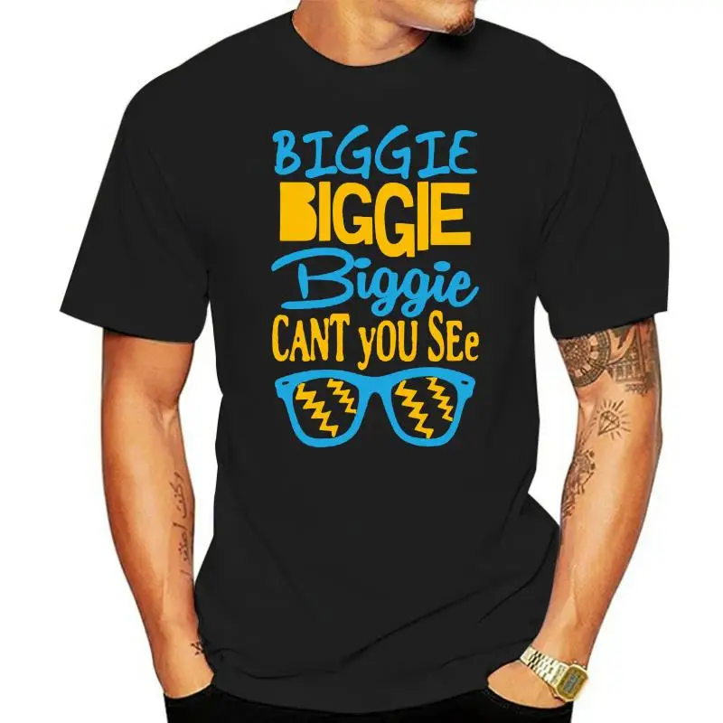 Мужская хлопковая футболка Biggie с капюшоном и украшениями