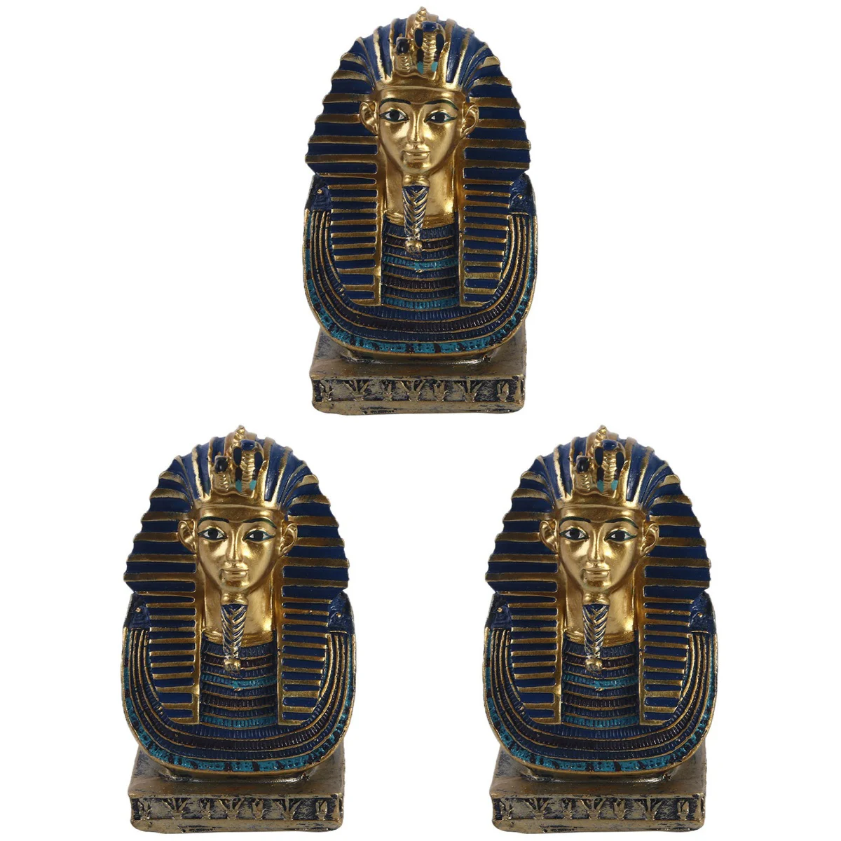 Pharaoh Egyptian Statue Figurines Khufuornament Bust Sculpture Desktop King Decor Sphinxfigurine Gods Decoration Craft Model
Pharaoh Egyptian Statue Figurines Khufuornament Bust Sculpture Desktop King Decor Sphinxfigurine Gods Decoration Craft Model
