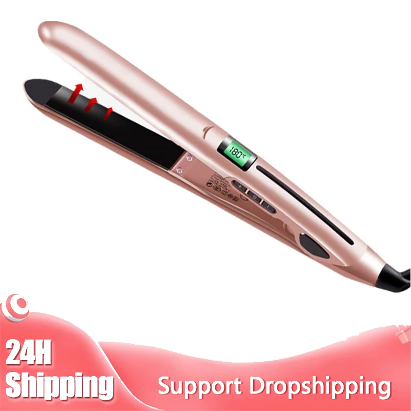 2 In 1 Mini Portable Hair Straightener Flat Rotating Curler LCD Adjustable Temperature Hair Styling Tools
2 In 1 Mini Portable Hair Straightener Flat Rotating Curler LCD Adjustable Temperature Hair Styling Tools