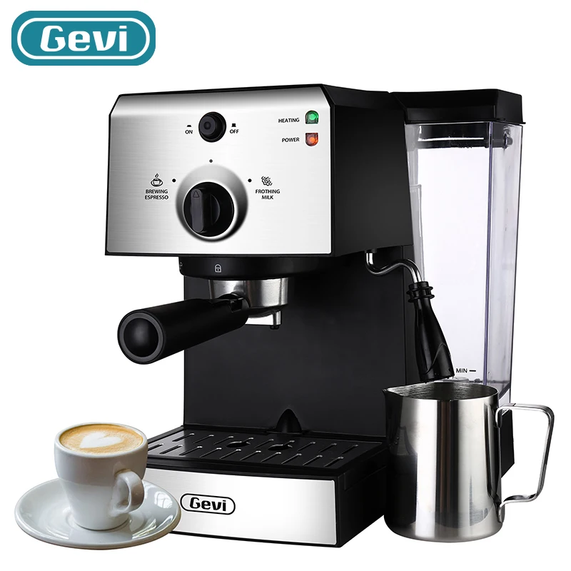 Кофе-машина Gevi для эспрессо, 15 бар 
Кофе-машина Gevi для эспрессо, 15 бар