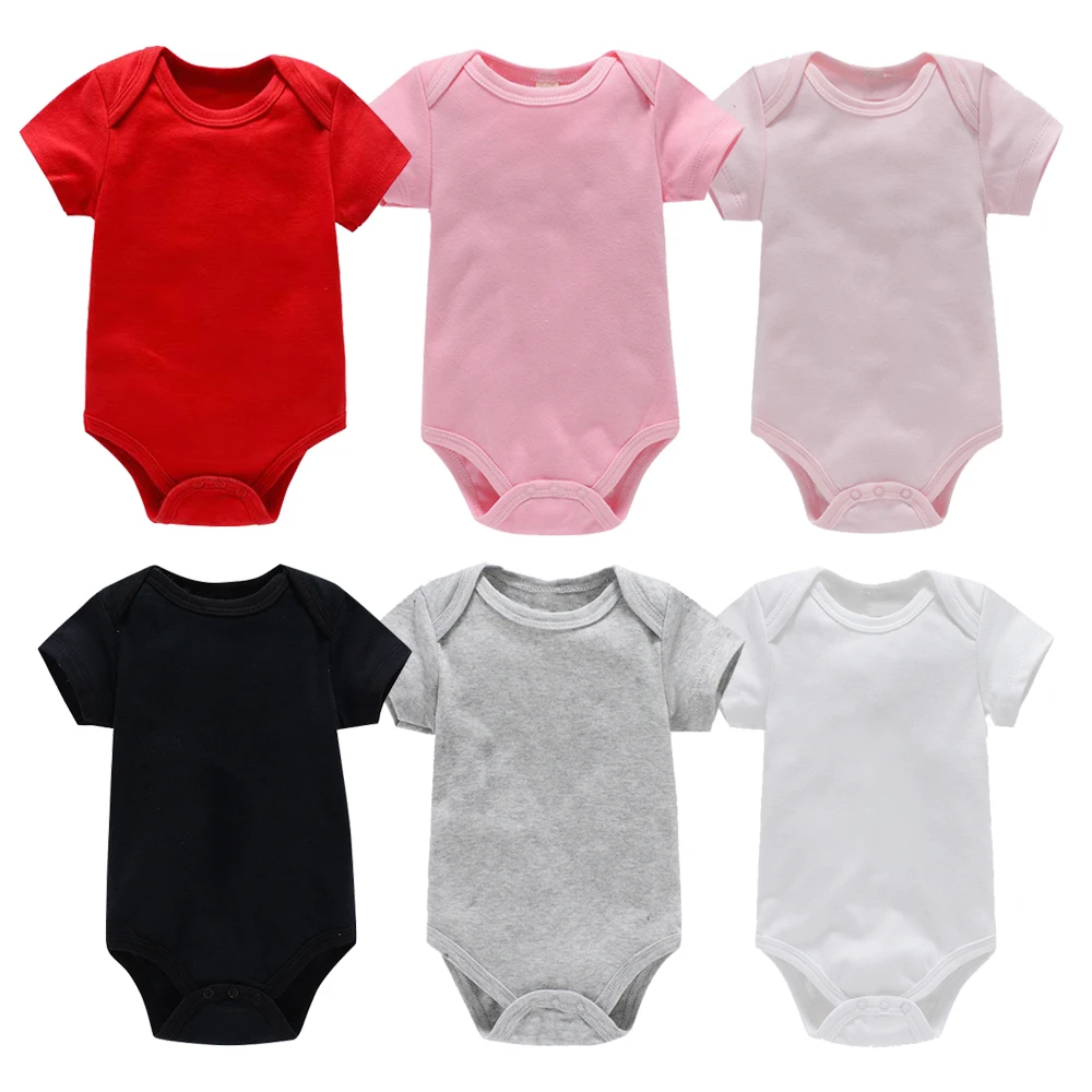 Girls Boys Short Sleeve Bodysuits Unisex Clothes Newborn One Piece Cotton Rompers 0-3-12-24M Solid Playsuits Kids Onesies 2022
Girls Boys Short Sleeve Bodysuits Unisex Clothes Newborn One Piece Cotton Rompers 0-3-12-24M Solid Playsuits Kids Onesies 2022