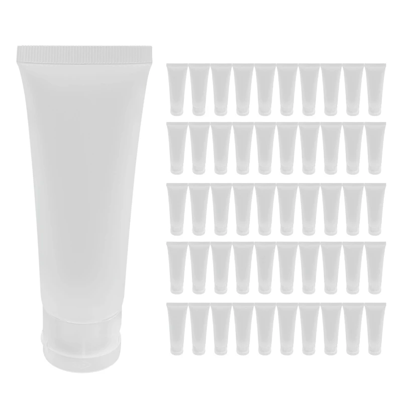 50Pcs 50Ml Frosted Clear Plastic Soft Tubes Empty Cosmetic Cream Emulsion Lotion Packaging Containers
50Pcs 50Ml Frosted Clear Plastic Soft Tubes Empty Cosmetic Cream Emulsion Lotion Packaging Containers