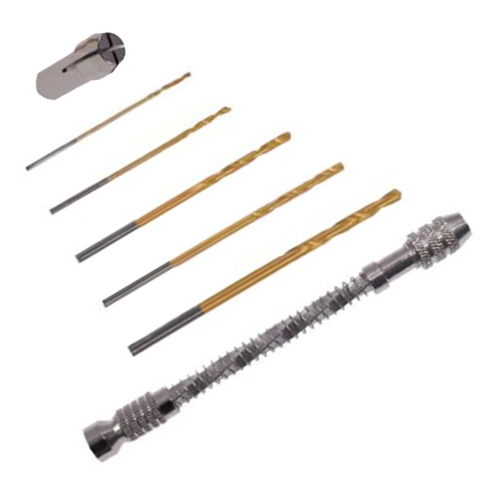 1set Hand Drill With 5 Drill Bit Semi-Automatic Mini Drill For Amber Beeswax Wood Plastic Rubber Punching Drilling Power Tools
1set Hand Drill With 5 Drill Bit Semi-Automatic Mini Drill For Amber Beeswax Wood Plastic Rubber Punching Drilling Power Tools