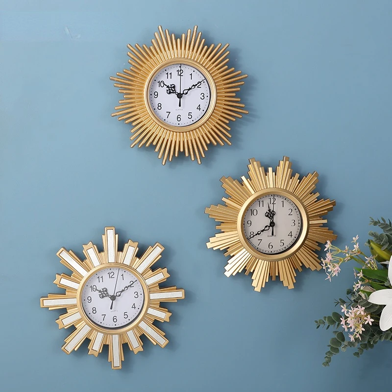 Golden European Wall Clock Silent Aesthetic Decorative Unique Wall Clock Art Luxury Bedroom Pendule Murale Home Design OB50GZ
Golden European Wall Clock Silent Aesthetic Decorative Unique Wall Clock Art Luxury Bedroom Pendule Murale Home Design OB50GZ