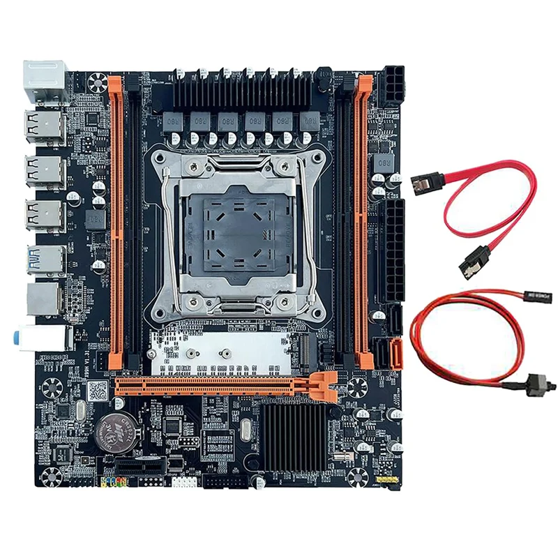 X99 Motherboard With Switch Cable+SATA Cable B85 LGA2011-3 4X DDR4 RAM M.2 PCIE SATA3.0 For E5 2650V3 2680V3 2620V3 CPU
X99 Motherboard With Switch Cable+SATA Cable B85 LGA2011-3 4X DDR4 RAM M.2 PCIE SATA3.0 For E5 2650V3 2680V3 2620V3 CPU