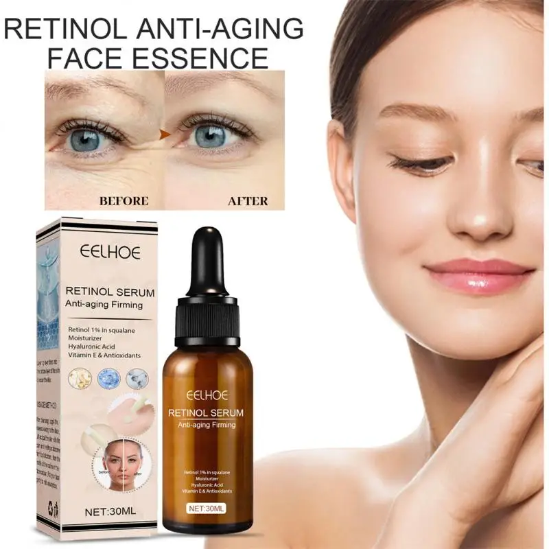 Retinol Anti Aging Remove Wrinkle Serum Lifting Brighten Face Skin Fade Eye Fine Lines Moisturizing Firming Facial Essence 30ml
Retinol Anti Aging Remove Wrinkle Serum Lifting Brighten Face Skin Fade Eye Fine Lines Moisturizing Firming Facial Essence 30ml