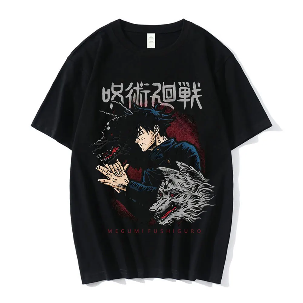 Anime Jujutsu Kaisen Megumi Fushiguro Print T-shirts Summer Men's Short Sleeve T Shirt Streetwear T-shirt Unisex Streetwear Tops
Anime Jujutsu Kaisen Megumi Fushiguro Print T-shirts Summer Men's Short Sleeve T Shirt Streetwear T-shirt Unisex Streetwear Tops