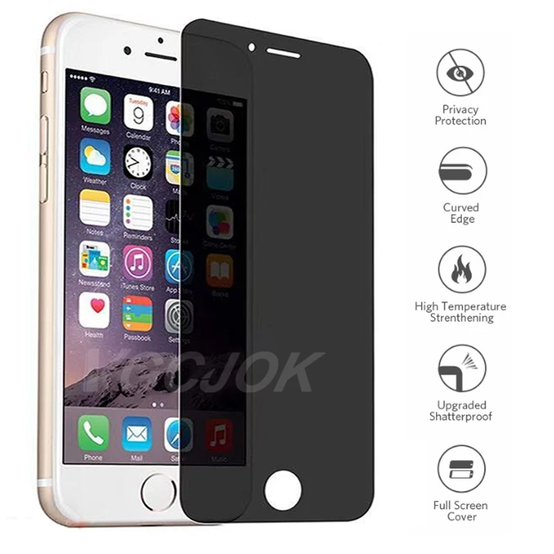 Full Cover Private Screen Protector For iPhone 6 7 8 Plus SE 2020 Antispy Tempered Glass For iPhone 11 X XS MAX XR Privacy Glass
Full Cover Private Screen Protector For iPhone 6 7 8 Plus SE 2020 Antispy Tempered Glass For iPhone 11 X XS MAX XR Privacy Glass