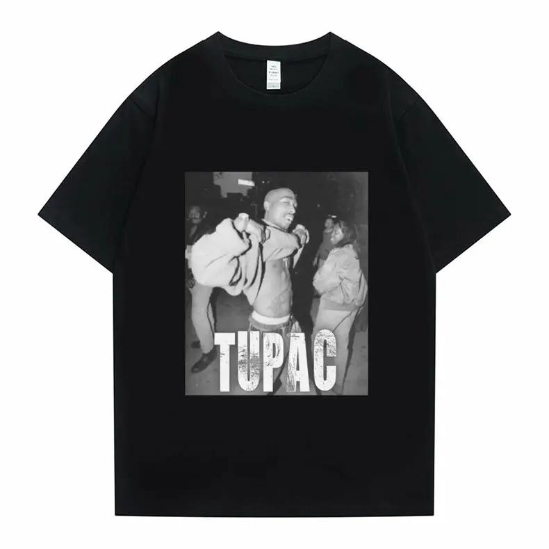 Футболка с принтом потрясающего Тупака 2pac, футболки с коротким рукавом, рэпера Шакура, в стиле хип-хоп, мужская и женская модная трендовая фу...
Футболка с принтом потрясающего Тупака 2pac, футболки с коротким рукавом, рэпера Шакура, в стиле хип-хоп, мужская и женская модная трендовая фу...