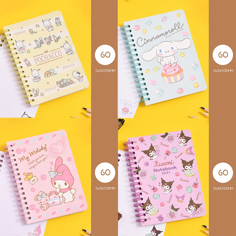 Sanrio Spiral Notebook My Melody Kuromi Cinnamoroll Anime Kawaii Cute Students Planner Study Notepad Children for Holiday Gift
Sanrio Spiral Notebook My Melody Kuromi Cinnamoroll Anime Kawaii Cute Students Planner Study Notepad Children for Holiday Gift