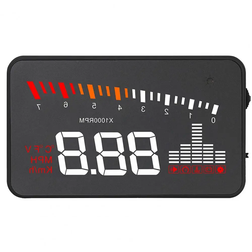 X5 OBD2 Head-Up Display Speedometer Windshield Projector RPM Speed Alarm Car EU OBD HUD Display Auto Electronic Accessories
X5 OBD2 Head-Up Display Speedometer Windshield Projector RPM Speed Alarm Car EU OBD HUD Display Auto Electronic Accessories