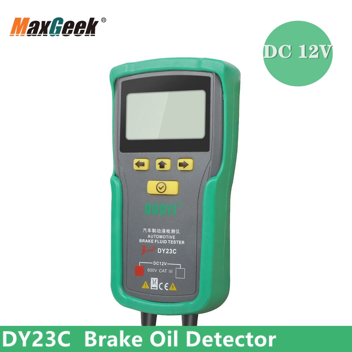Автомобильный тестер тормозной жидкости Maxgeek DY23C, 12 В постоянного тока, точный автомобильный тестер тормозной жидкости для DOT3 DOT4 DOT5.1
Автомобильный тестер тормозной жидкости Maxgeek DY23C, 12 В постоянного тока, точный автомобильный тестер тормозной жидкости для DOT3 DOT4 DOT5.1