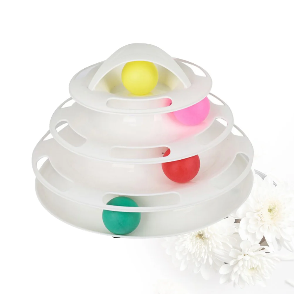 Cat Toy Interactive Tracks Towers Plate Amusement Toys Roller Circle Chasing Exercising Training Tower Pet Track Level
Cat Toy Interactive Tracks Towers Plate Amusement Toys Roller Circle Chasing Exercising Training Tower Pet Track Level