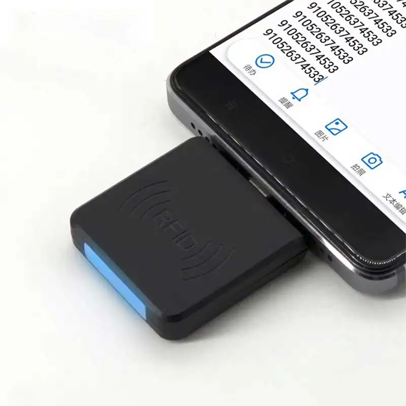 RFID Phone Card Reader For Phone Without Android NFC With Micro USB RFID Smart Phone Reader Writer 125KHZ EM4100 TK4001 Chip
RFID Phone Card Reader For Phone Without Android NFC With Micro USB RFID Smart Phone Reader Writer 125KHZ EM4100 TK4001 Chip