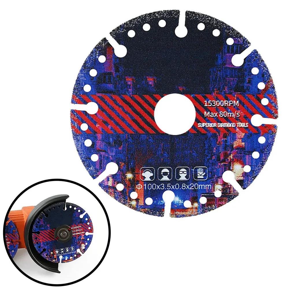 100mm Diamond Brazing Cutting Disc Circular Saw Blades For Concrete Ceramic Tile Electric Grinders Power Air Tool Accessories
100mm Diamond Brazing Cutting Disc Circular Saw Blades For Concrete Ceramic Tile Electric Grinders Power Air Tool Accessories