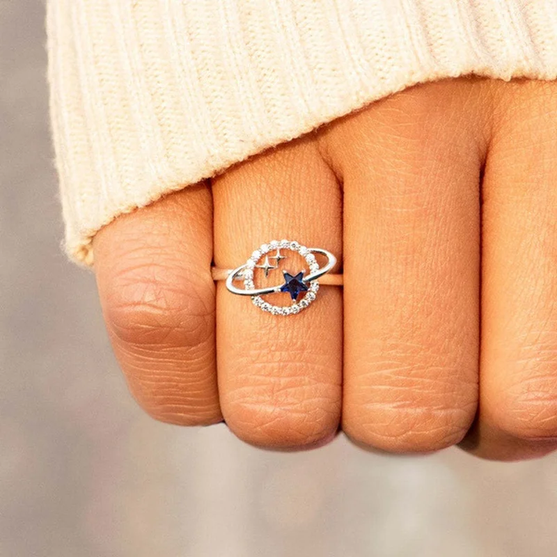 Simple Women Lucky Blue Planet Circle Rings for Women Wedding Engagement Ring Party Birthday Gift Fashion Jewelry
Simple Women Lucky Blue Planet Circle Rings for Women Wedding Engagement Ring Party Birthday Gift Fashion Jewelry