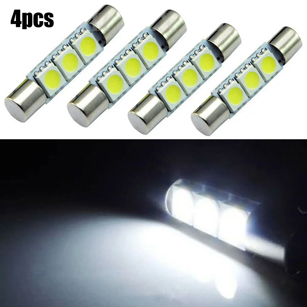 4x HID 3-SMD 31mm 6641 Fuse LED Lights Bulbs Vanity Mirror Sun Visor Lamp White 6000-8000K 12V For Car Interior Accessory Light
4x HID 3-SMD 31mm 6641 Fuse LED Lights Bulbs Vanity Mirror Sun Visor Lamp White 6000-8000K 12V For Car Interior Accessory Light