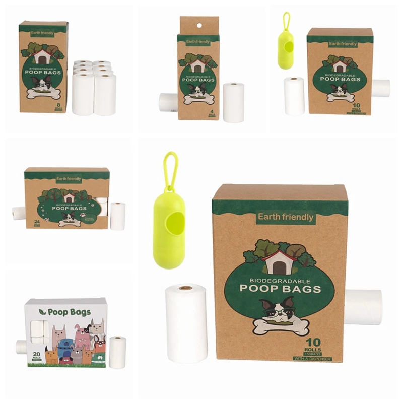 Pet Dog Poop Bags Corn Starch Bio Degradeable Environmental Protection Trash Bags 23cmx33cm White Garbage Pet Distributor Produc
Pet Dog Poop Bags Corn Starch Bio Degradeable Environmental Protection Trash Bags 23cmx33cm White Garbage Pet Distributor Produc