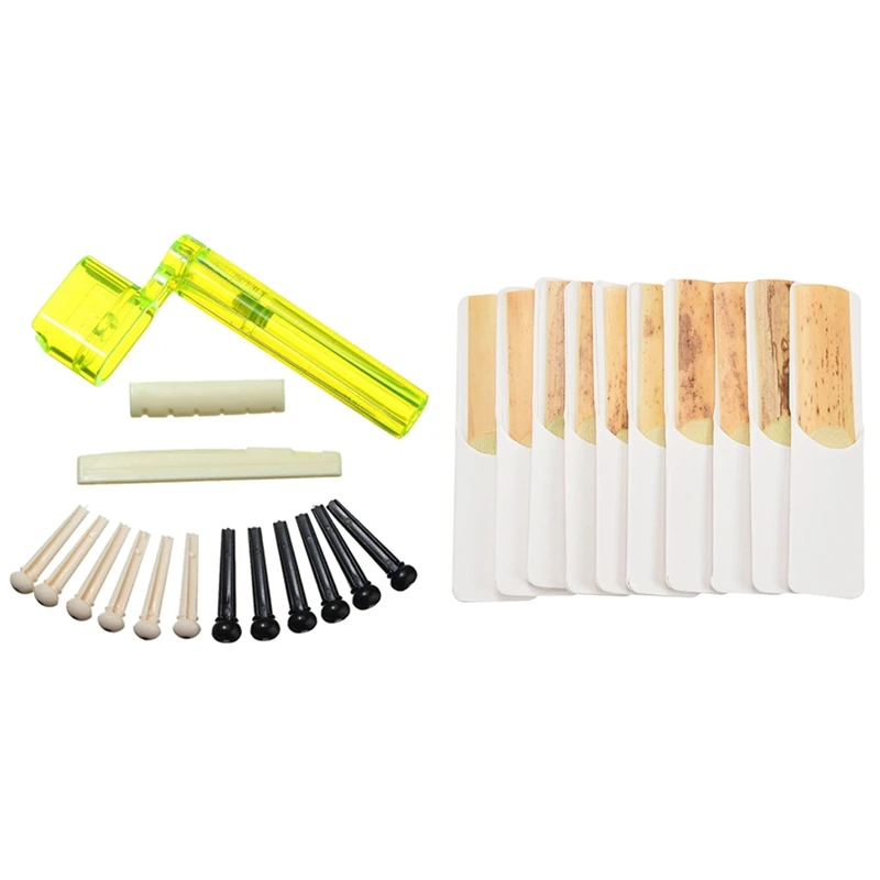 6 String Acoustic Guitar Nut Saddle Part + 2X String Winder With 10Pcs Eb Alto Saxophone Reeds Sax Reeds Strength 2.5
6 String Acoustic Guitar Nut Saddle Part + 2X String Winder With 10Pcs Eb Alto Saxophone Reeds Sax Reeds Strength 2.5