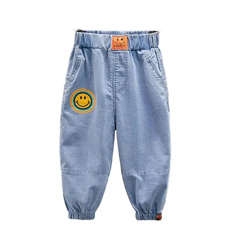Новинка, летняя одежда для мальчиков и девочек, детские джинсовые брюки для маленьких мальчиков, тонкие эластичные детские повседневные джинсовые брюки, брюки
Новинка, летняя одежда для мальчиков и девочек, детские джинсовые брюки для маленьких мальчиков, тонкие эластичные детские повседневные джинсовые брюки, брюки