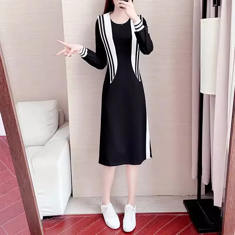 Black Long Over Knee Sweater Women's Spring and Autumn Thin 2023 New Long Sleeve Sweater Dress Loose and Lazy Style Dress Women
Black Long Over Knee Sweater Women's Spring and Autumn Thin 2023 New Long Sleeve Sweater Dress Loose and Lazy Style Dress Women