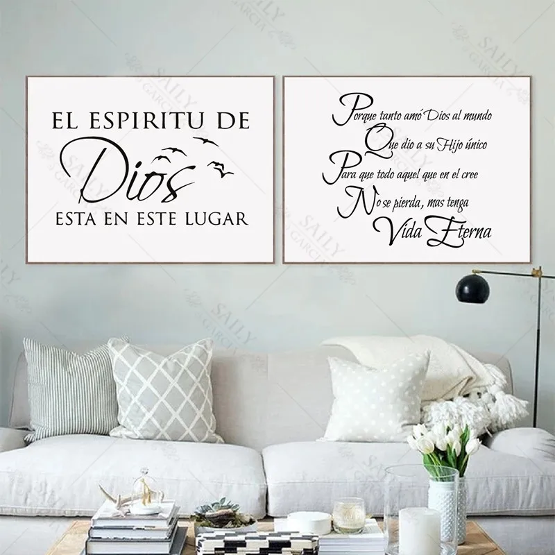 Spanish Version The Spirit of God Canvas Prints Poster Christian Wall Art Picture Spanish Canvas Painting Home Wall Art Decor
Spanish Version The Spirit of God Canvas Prints Poster Christian Wall Art Picture Spanish Canvas Painting Home Wall Art Decor