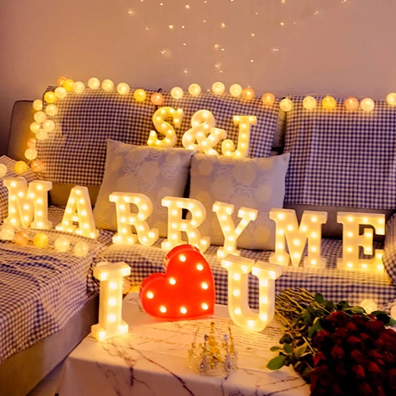 Alphabet Letter LED Lights Luminous Number Lamp Decor Battery Night Light for Home Wedding Birthday Christmas Party Decoration.
Alphabet Letter LED Lights Luminous Number Lamp Decor Battery Night Light for Home Wedding Birthday Christmas Party Decoration.