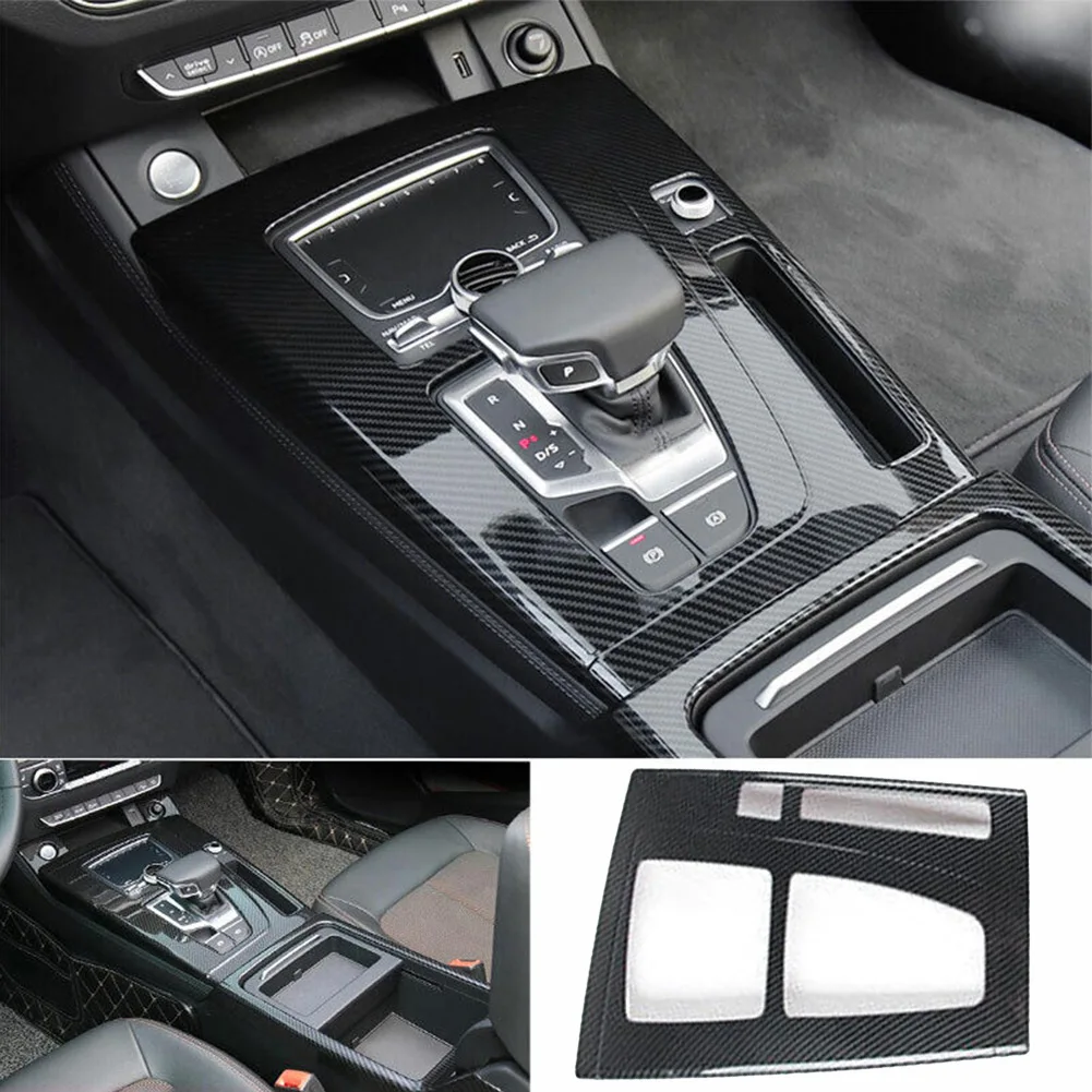 ABS Carbon Fiber Center Console Gear Shift Panel Trim Car Decor For Q5 2018-2021 Gear Tranmission Panel Cover Frame
ABS Carbon Fiber Center Console Gear Shift Panel Trim Car Decor For Q5 2018-2021 Gear Tranmission Panel Cover Frame