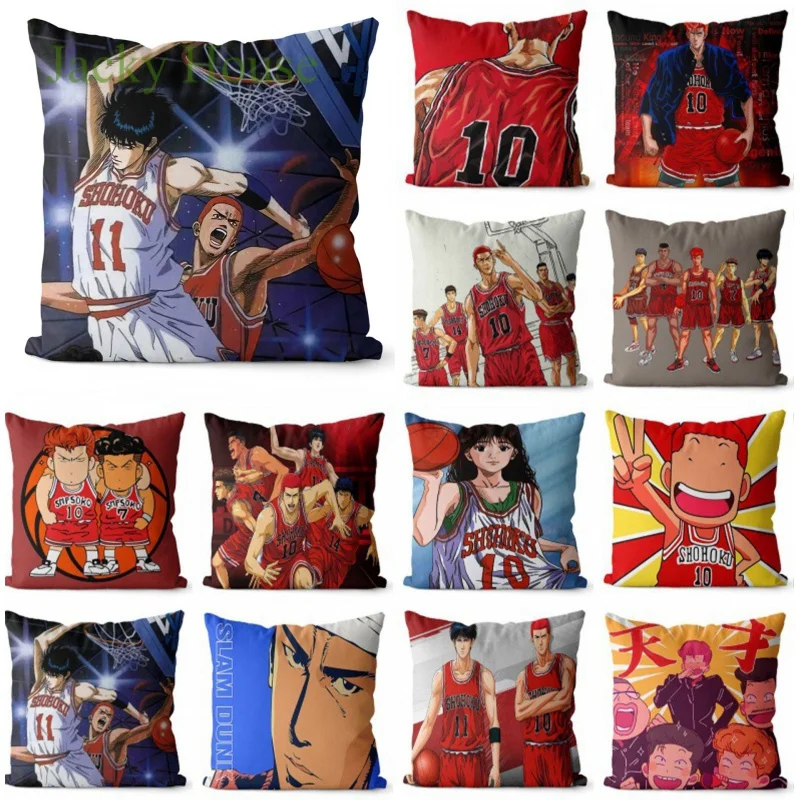 Japanese Comic Slam Dunk Short Plush Holiday Pillow Decoration Cover Nordic Pink Linen Printed Cushion Sofa Home Fabric Cotton
Japanese Comic Slam Dunk Short Plush Holiday Pillow Decoration Cover Nordic Pink Linen Printed Cushion Sofa Home Fabric Cotton