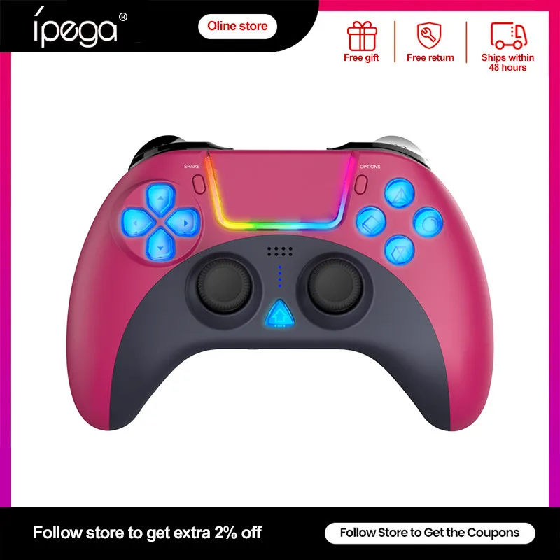 Ipega Bluetooth Gamepad Gaming Controller Touchpad Wireless Joystick For PS4 Playstation 4 PS3 iOS MFi Games Android Phone PC
Ipega Bluetooth Gamepad Gaming Controller Touchpad Wireless Joystick For PS4 Playstation 4 PS3 iOS MFi Games Android Phone PC