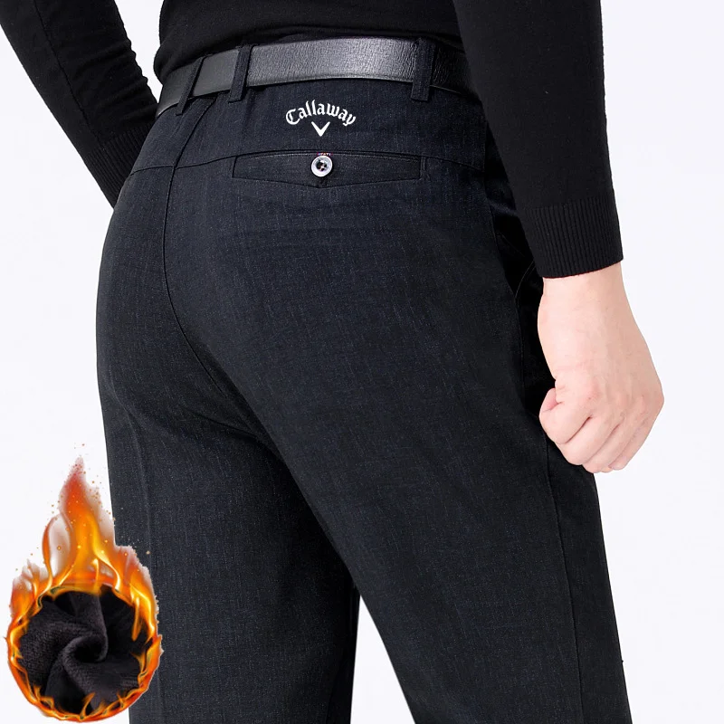 New Autumn/Winter Men's Golf Clothes Middle-aged Father Casual Pants Plus Velvet Thick Trousers High Waist Straight Leg Pants
New Autumn/Winter Men's Golf Clothes Middle-aged Father Casual Pants Plus Velvet Thick Trousers High Waist Straight Leg Pants