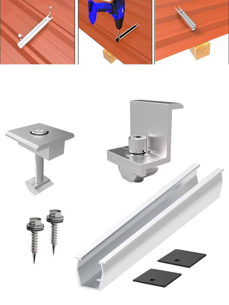 1PC Solar Panel Module Aluminum Bracket Rail Fastening Rail Trapezoidal Roof Mount Solar Panel Racking Electrical Supplies
1PC Solar Panel Module Aluminum Bracket Rail Fastening Rail Trapezoidal Roof Mount Solar Panel Racking Electrical Supplies